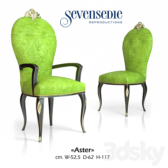 Chair Sevensedie Aster 3DSMax File - thumbnail 1