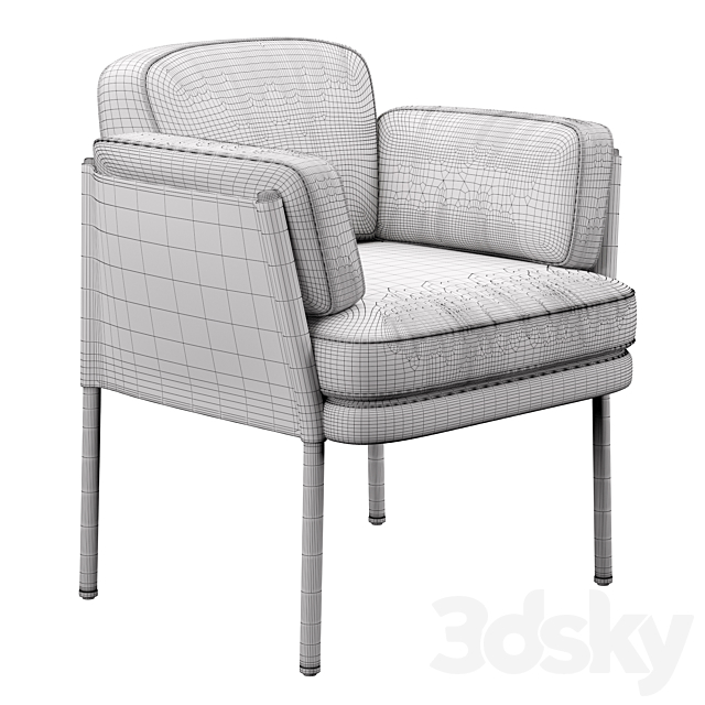 Chair Shelley Minotti 3DSMax File - thumbnail 5