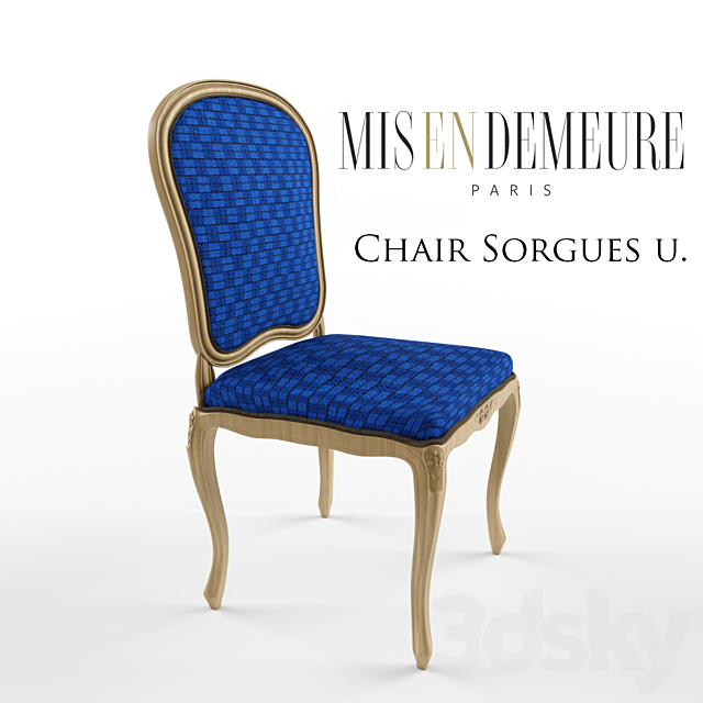 Chair Sorgues u.ot Mis en demeure 3ds Max - thumbnail 1