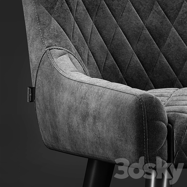 Chair Stitch velor 3DSMax File - thumbnail 5