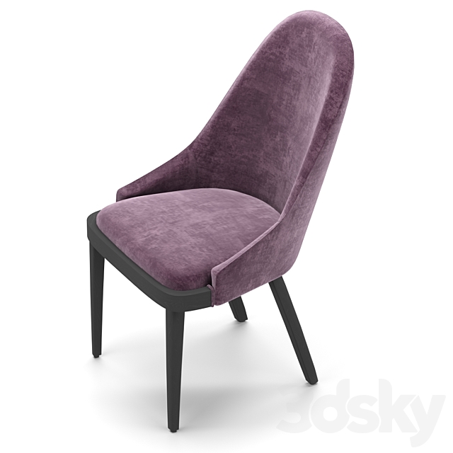 Chair SVEZIA By Sevensedie 3DS Max Model - thumbnail 3