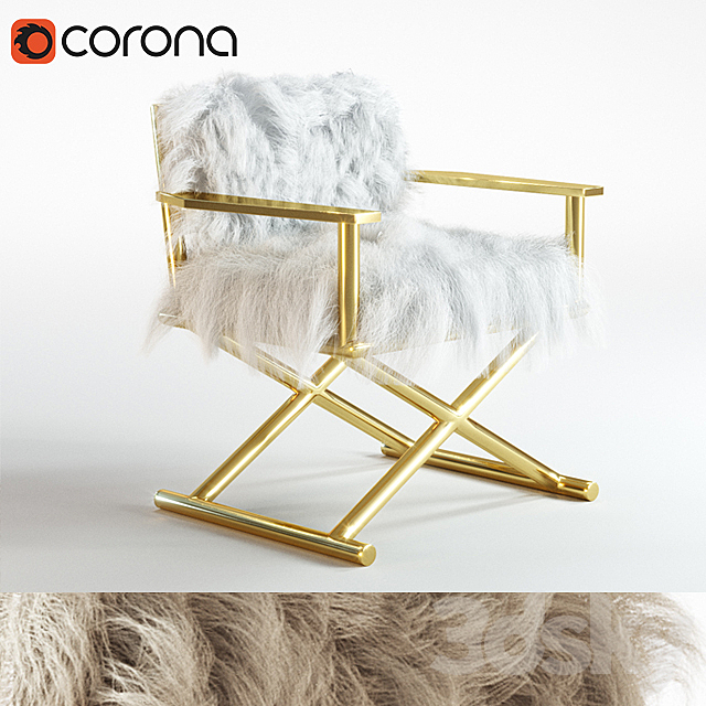 CHAIR TIBETAN FUR 3DSMax File - thumbnail 1