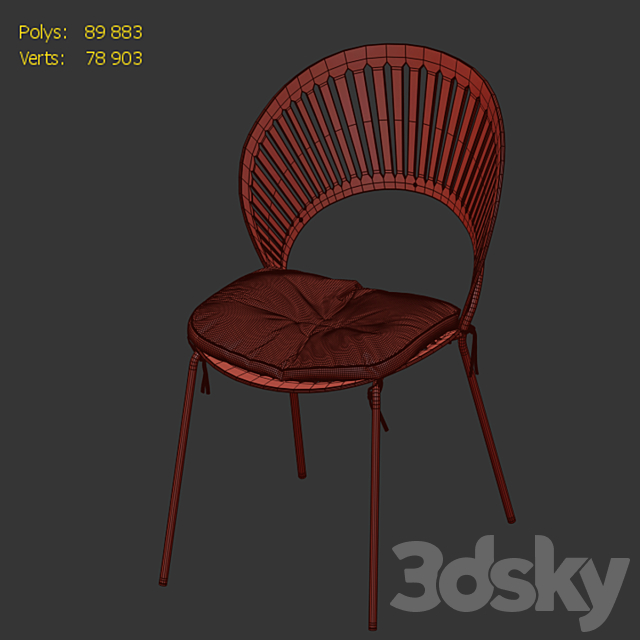 Chair Trinidad 3DSMax File - thumbnail 2