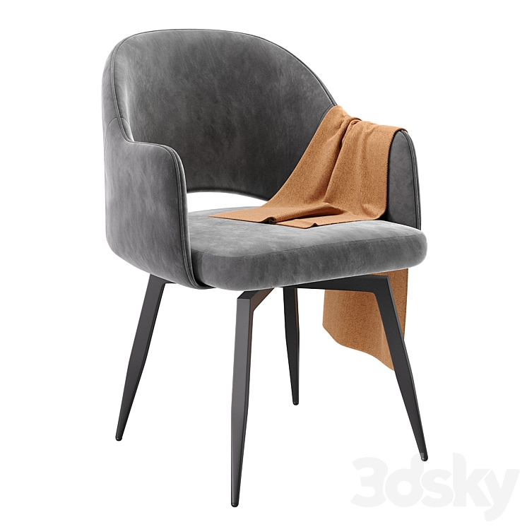 Chair Venus swivel 3DS Max Model - thumbnail 1