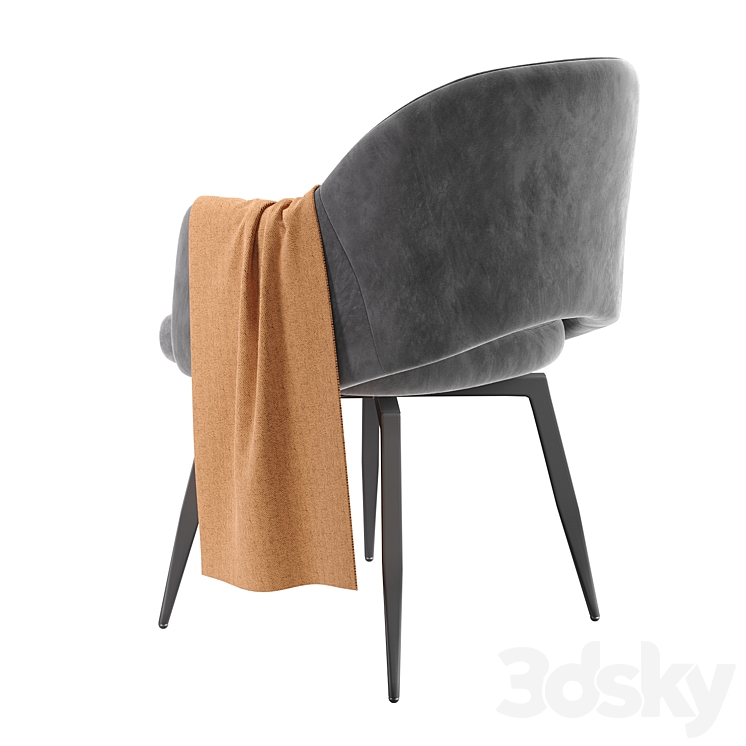 Chair Venus swivel 3DS Max Model - thumbnail 2