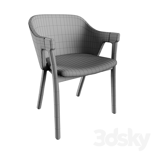 Chair Verywood Loden 3DSMax File - thumbnail 2