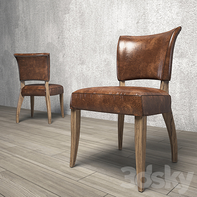 Chair Vintage Tan LIVING 3DSMax File - thumbnail 2