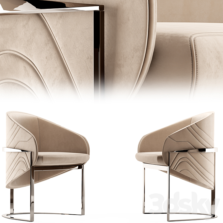 Chair visionnaire CLOUD 3DS Max Model - thumbnail 2