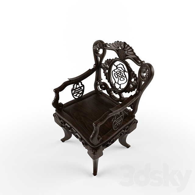 chair wood 3DSMax File - thumbnail 3