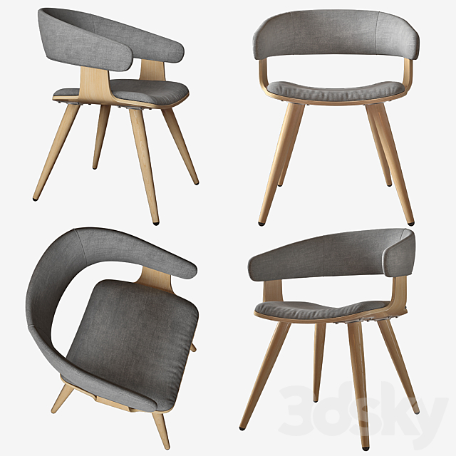 Chair_Heiman_52x54x72_La Forma (Julia Grup) 3ds Max - thumbnail 1