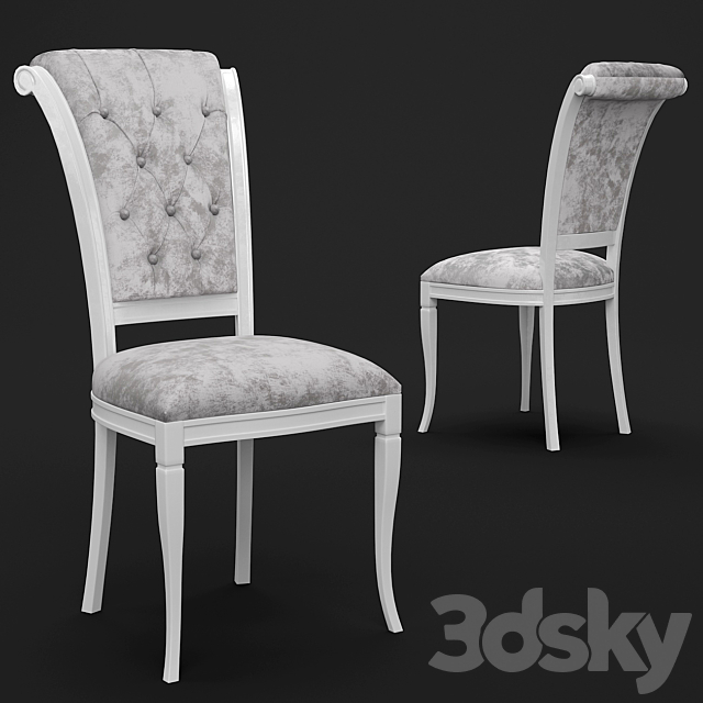 Chair_Paris_02 3ds Max - thumbnail 1