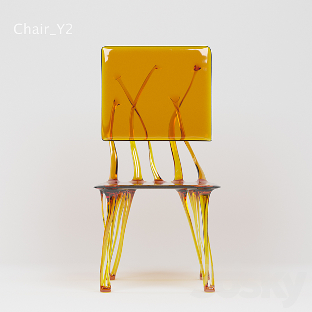 Chair_Y2 3ds Max - thumbnail 1