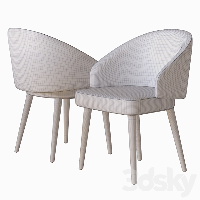 chairlawson 3DS Max Model - thumbnail 2