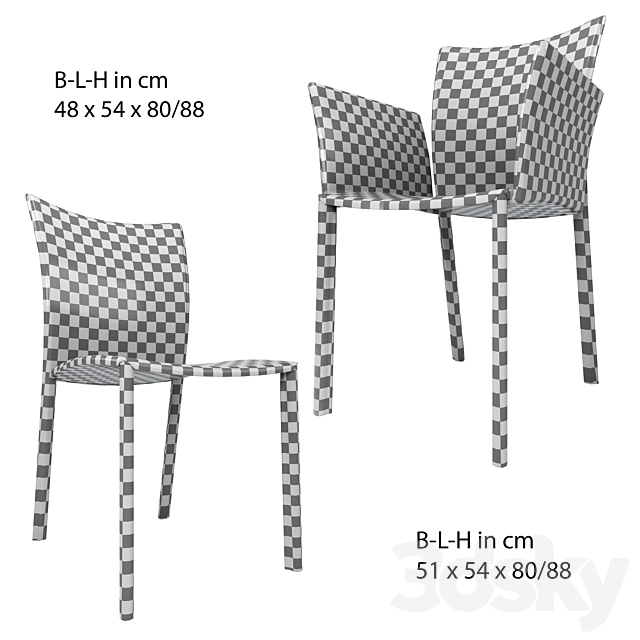 Chairs 2076 NOBILE SOFT 3DSMax File - thumbnail 2