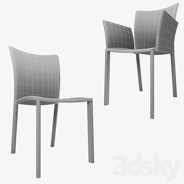 Chairs 2076 NOBILE SOFT 3DSMax File - thumbnail 3