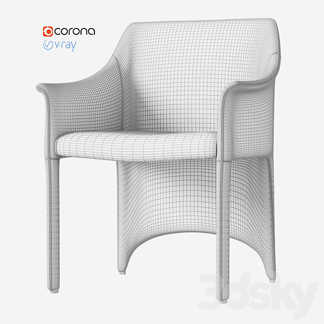 Chairs 3DS Max Model - thumbnail 5