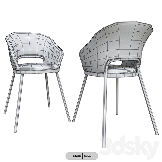 Chairs by Thonet 3DSMax File - thumbnail 3