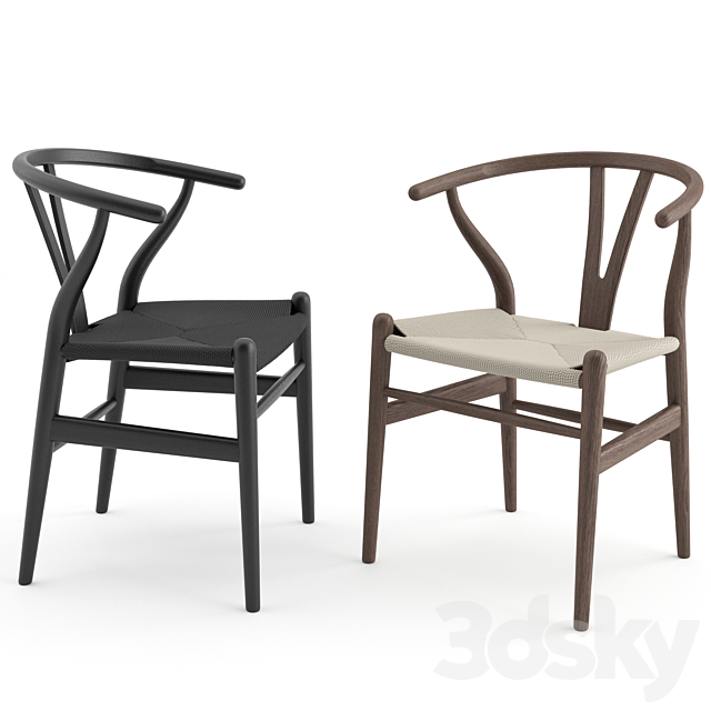 Chairs Collection by Carl Hansen & Søn 3DS Max Model - thumbnail 2