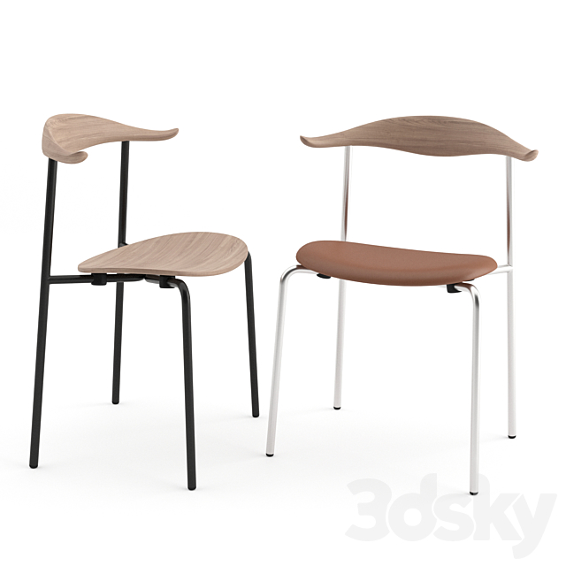 Chairs Collection by Carl Hansen & Søn 3DS Max Model - thumbnail 4