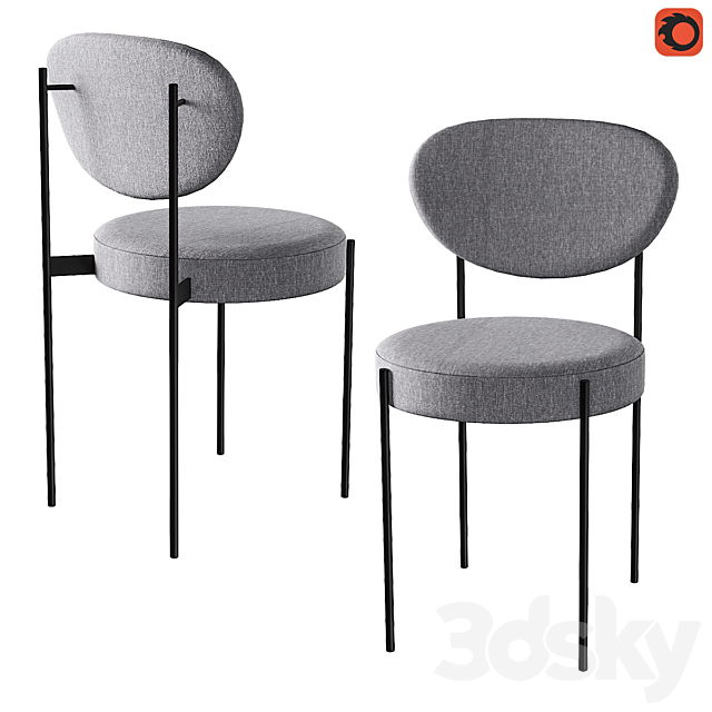 Chairs Dublin 3DS Max Model - thumbnail 3