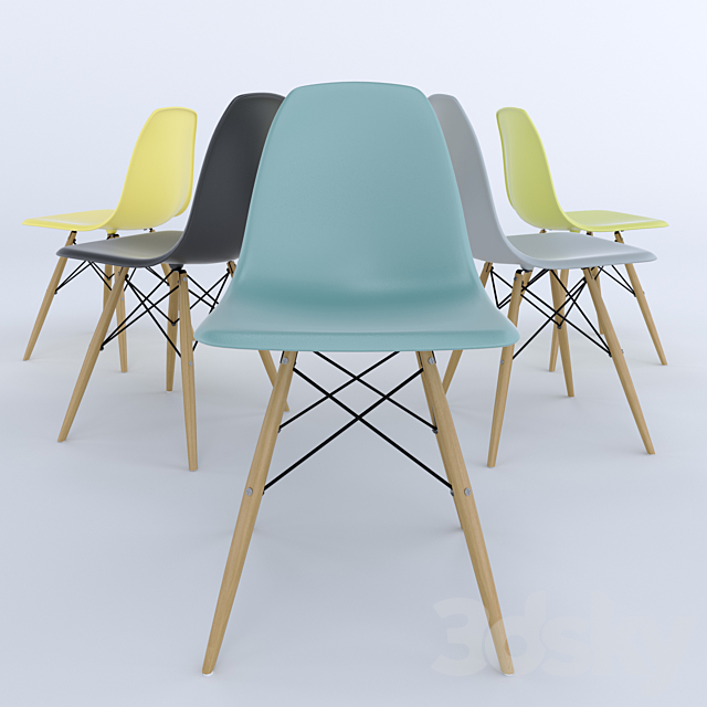 Chairs Eams DSW 3DSMax File - thumbnail 1