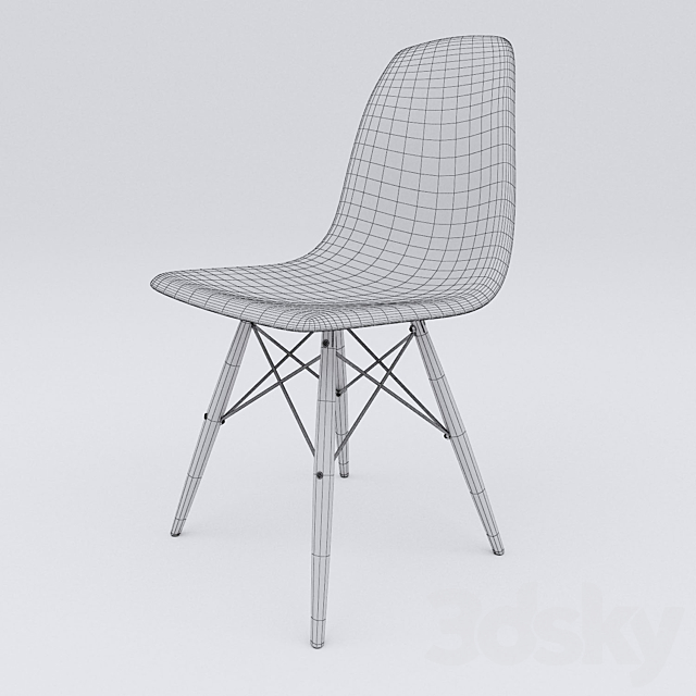 Chairs Eams DSW 3DSMax File - thumbnail 3