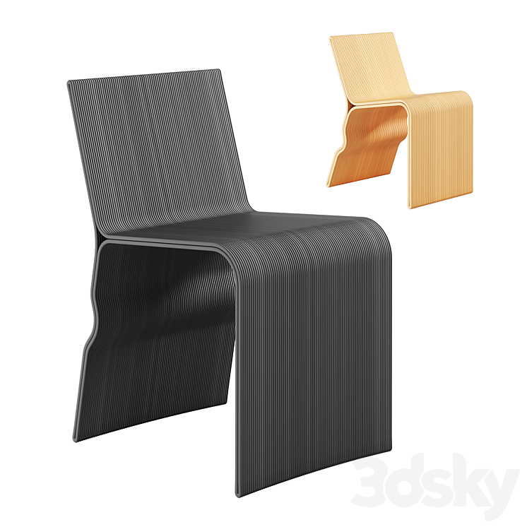 Chairs Eburet Yura and Yura light 3DS Max Model - thumbnail 1