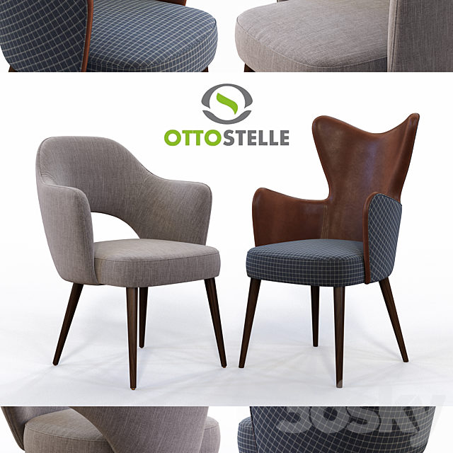 Chairs Fellini and Hardin from Ottostelle 3DSMax File - thumbnail 1