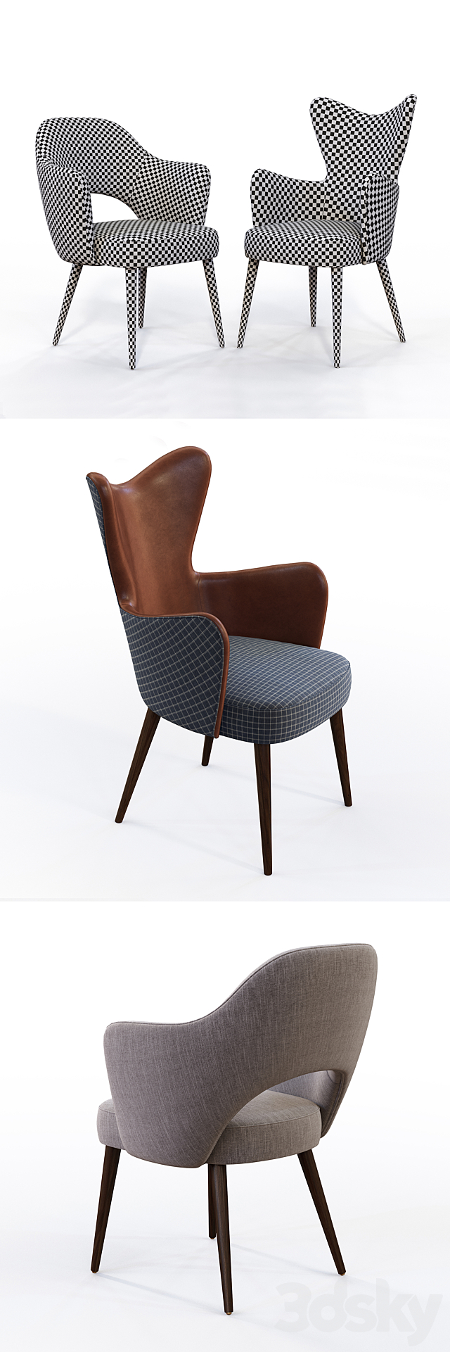 Chairs Fellini and Hardin from Ottostelle 3DSMax File - thumbnail 2