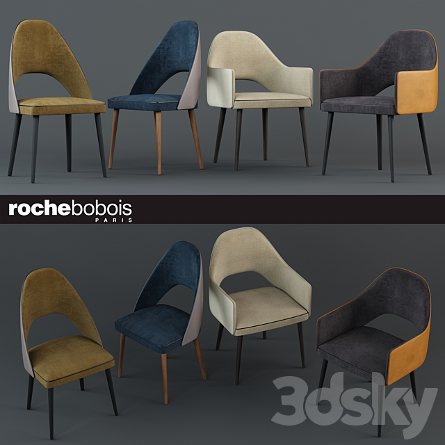 Chairs FENICE CHAIR and FENICE BRIDGE 3DSMax File - thumbnail 1