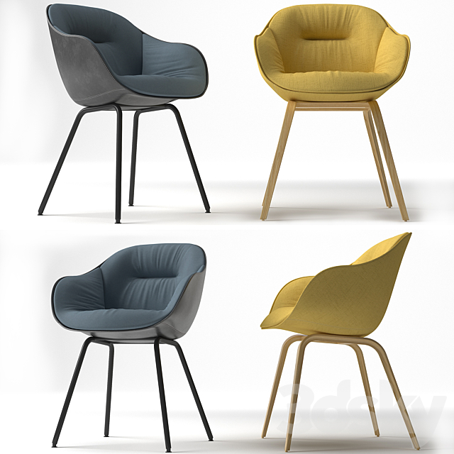 Chairs HAY 3ds Max - thumbnail 2