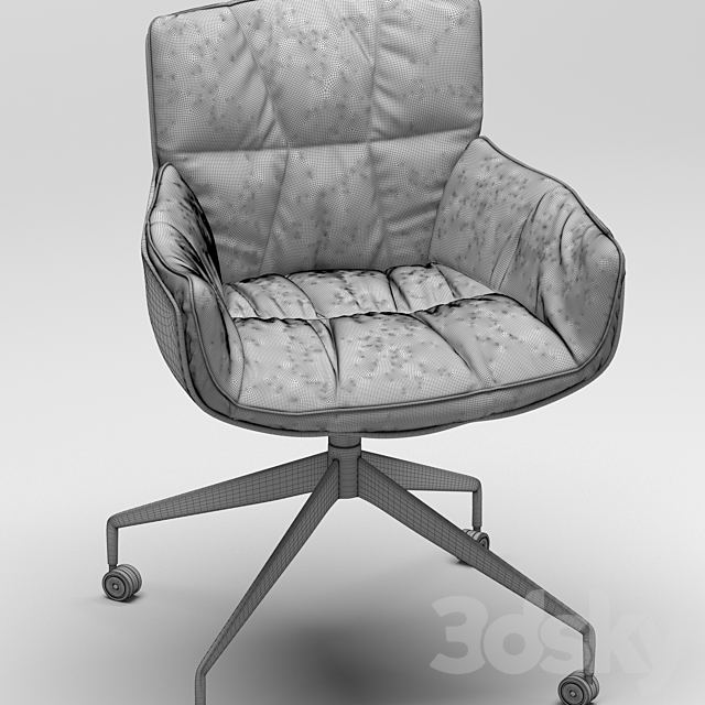 CHAIRS Husk 3ds Max - thumbnail 3