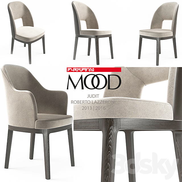 Chairs Judit Flexform 3DSMax File - thumbnail 1