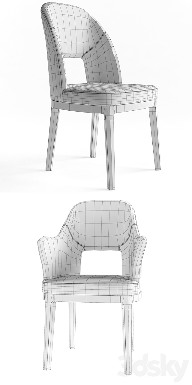 Chairs Judit Flexform 3DSMax File - thumbnail 3