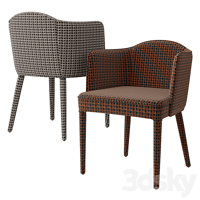 Chairs Leos and Bristol from AM.PM in 10 textures 3DSMax File - thumbnail 2