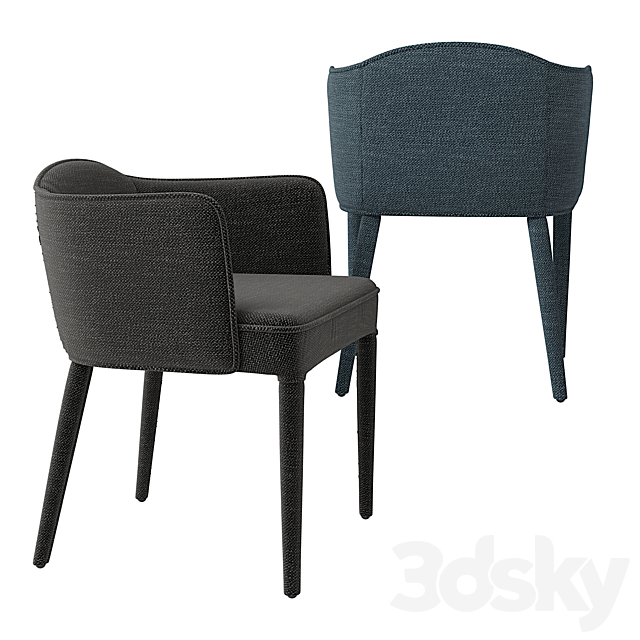 Chairs Leos and Bristol from AM.PM in 10 textures 3DSMax File - thumbnail 3