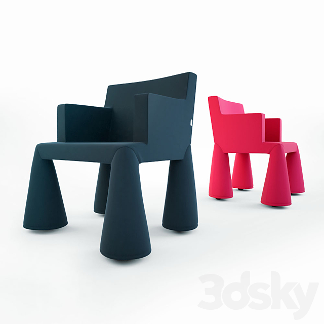 Chairs Moooi VIP chair 3DSMax File - thumbnail 1