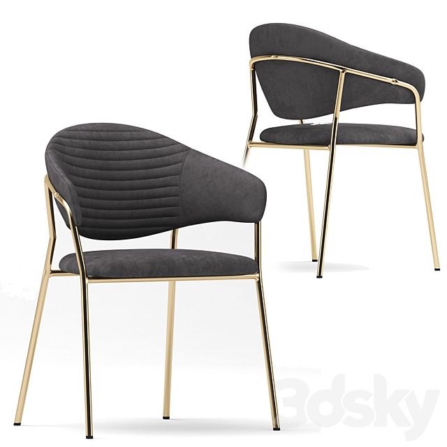 Chairs Pauline and Evita 3DSMax File - thumbnail 4