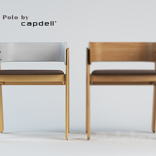 Chairs Polo Capdell Yonoh 3ds Max - thumbnail 1