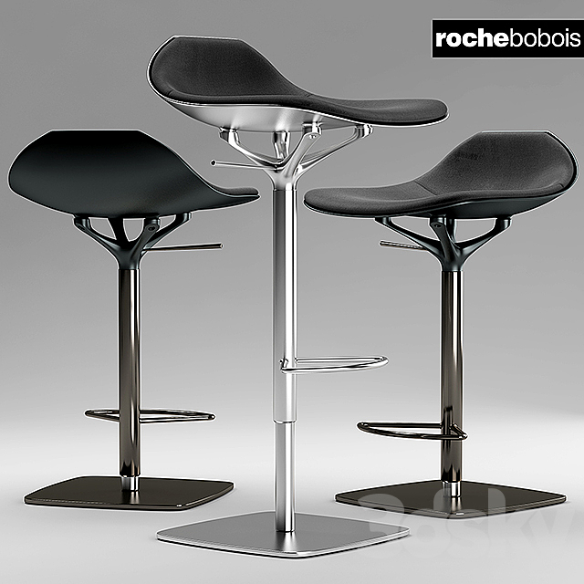 chairs roche bobois Tabouret KASUKA CHISTERA 3DSMax File - thumbnail 2