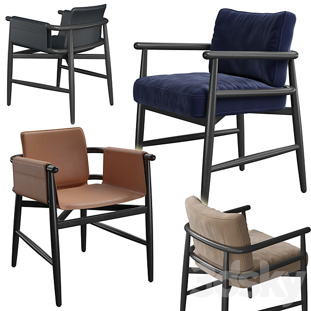 Chairs Teresina 3DS Max Model - thumbnail 2