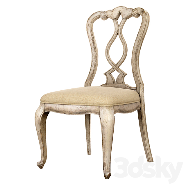 Chatelet Splatback Side Chair 3DSMax File - thumbnail 2