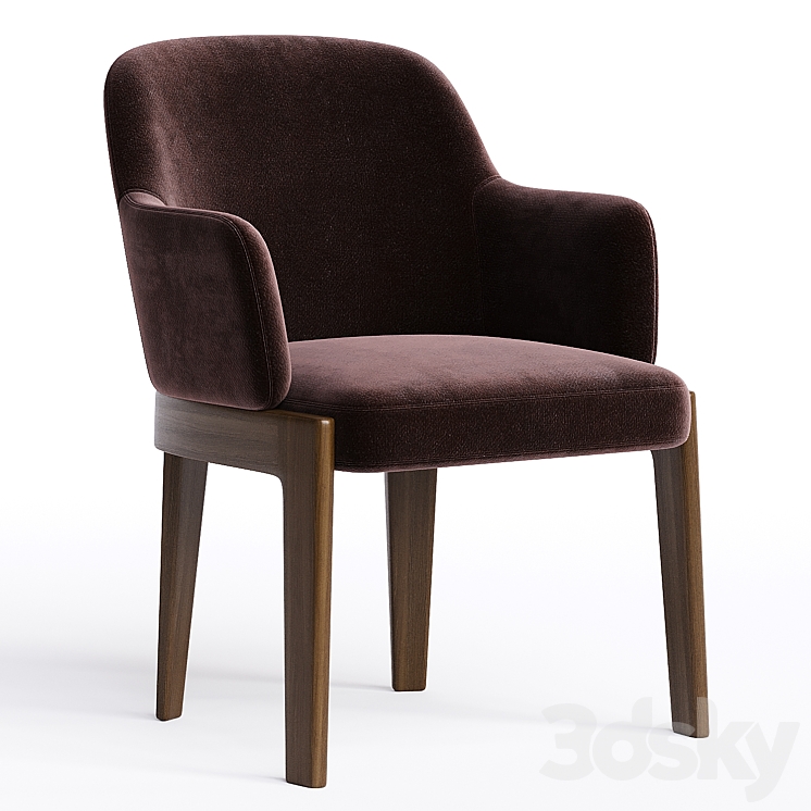 Chelsea Chair 3DS Max Model - thumbnail 1