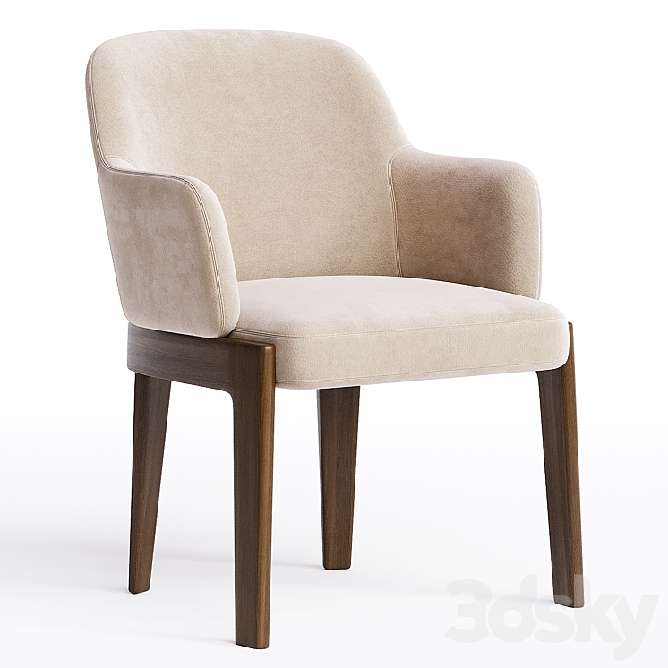 Chelsea Chair 3DS Max Model - thumbnail 2