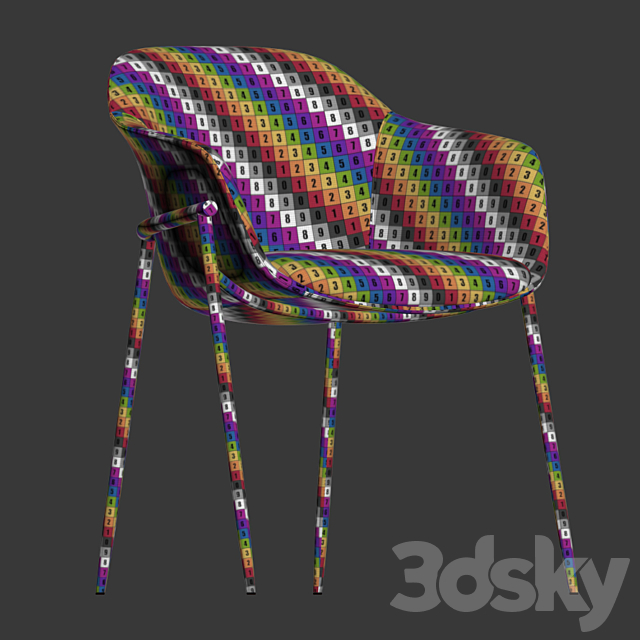 Chia chair giuliomarelli 3DSMax File - thumbnail 2