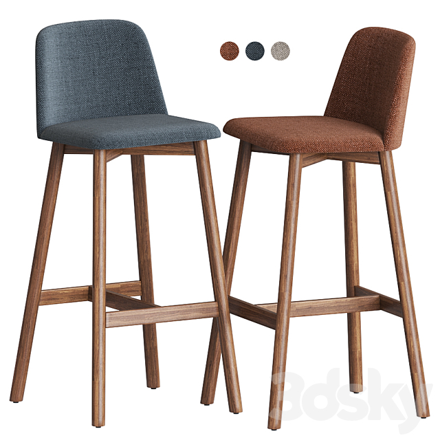 Chip Bar Chair Bludot 3DSMax File - thumbnail 3