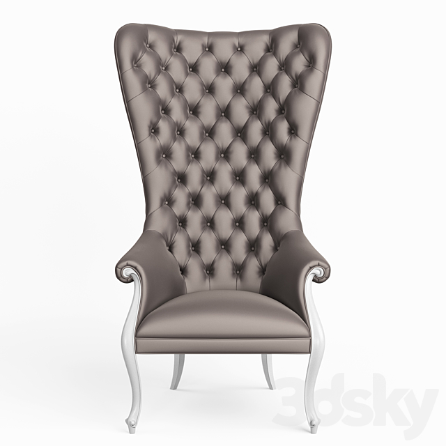 Christopher Guy Elysees high-back chair 3DSMax File - thumbnail 1