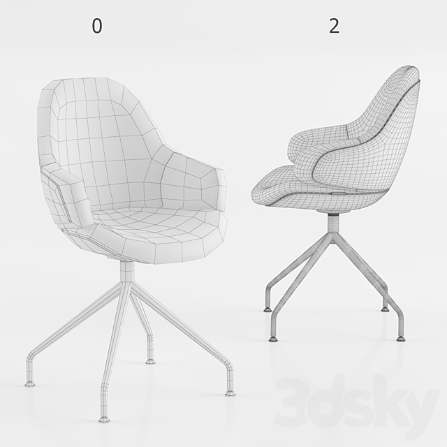 Ciel! Tonic Chair by TABISSO 3DS Max Model - thumbnail 2