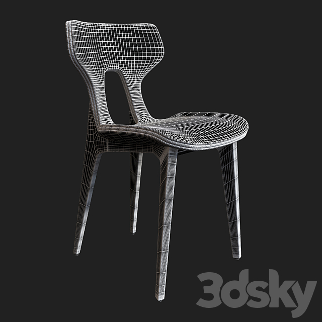 Circa Chair Chair Roche Bobois 3ds Max - thumbnail 3