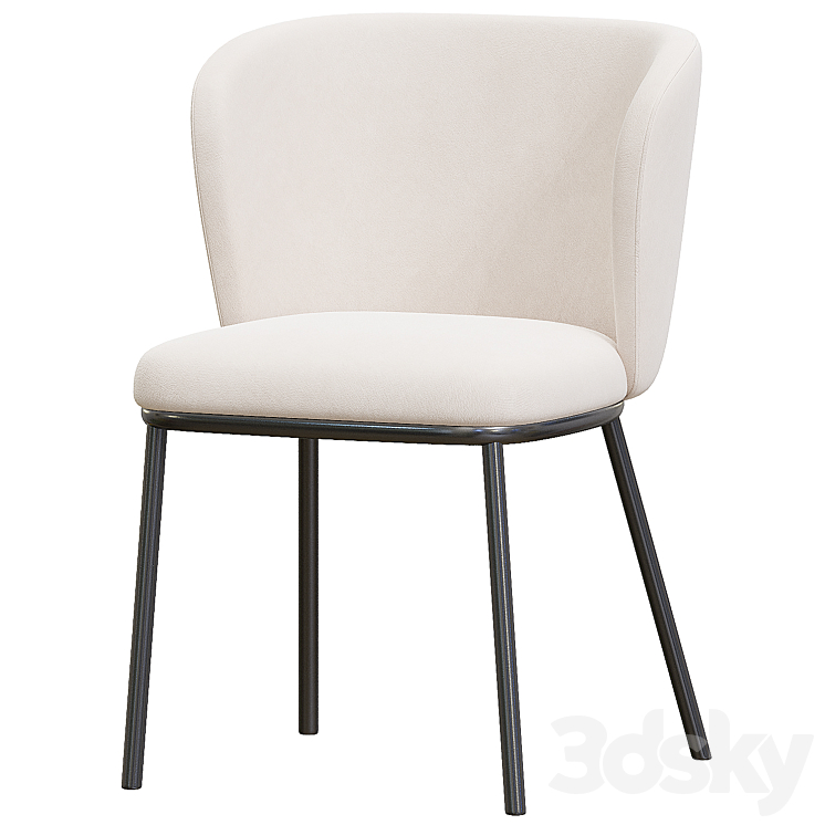 Ciselia chair 3DS Max Model - thumbnail 3